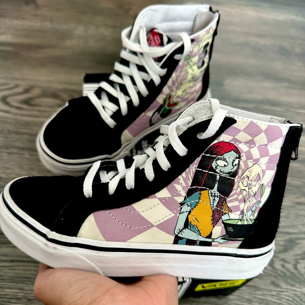 Vans Nightmare Before Christmas Sally Sk8 Hi Shoes, Kids size 1